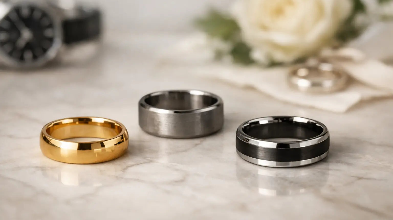 Best wedding bands for men: guida alla scelta