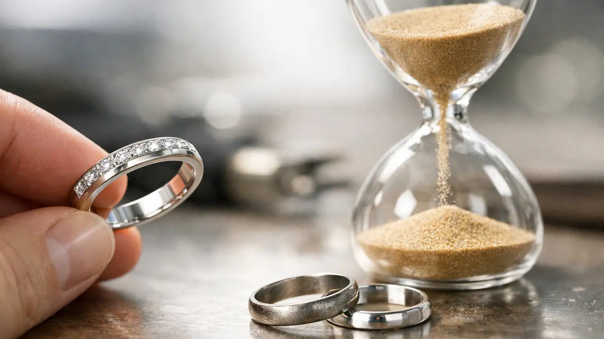 Quanto dura la rodiatura di un anello nel tempo?