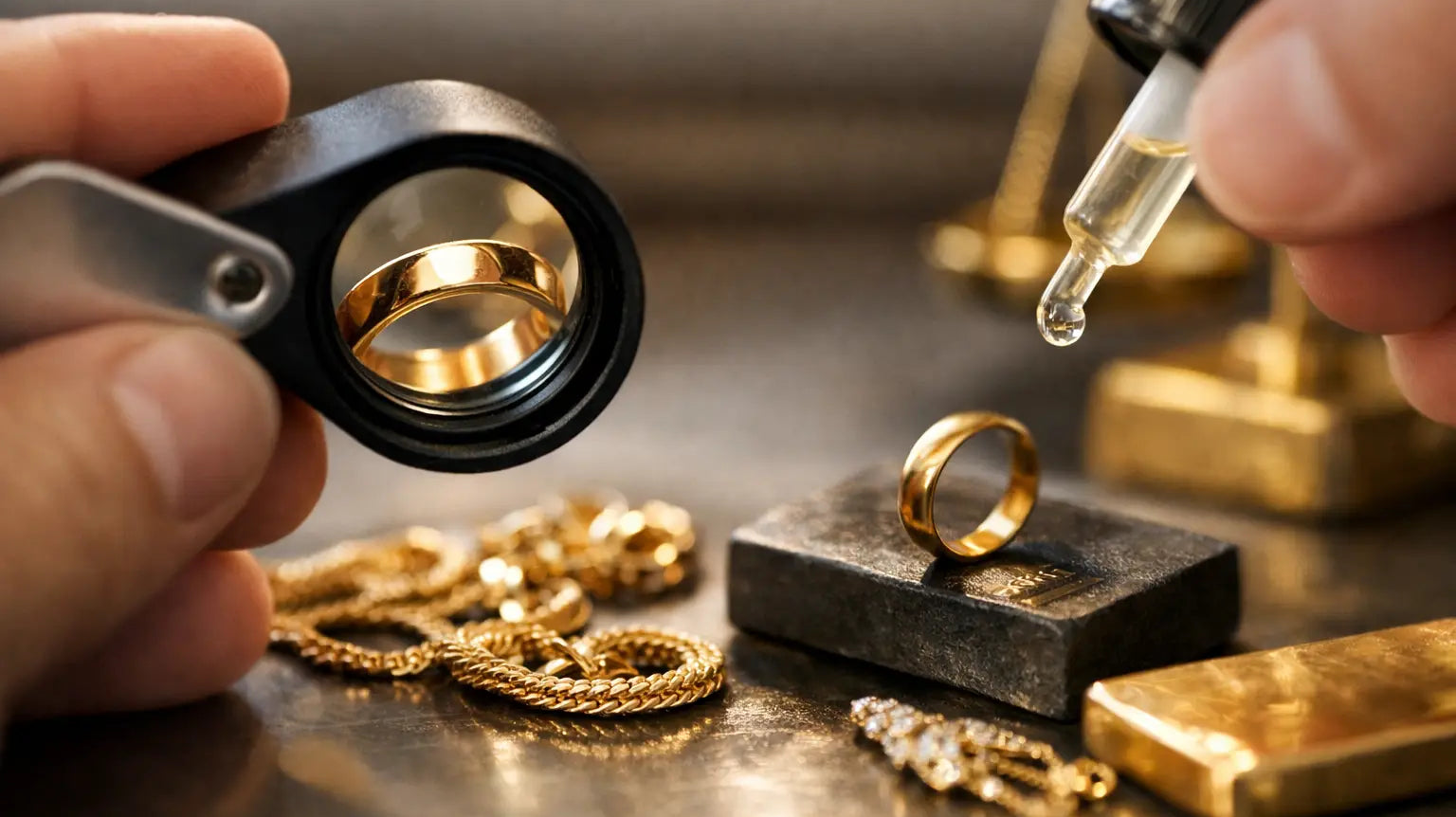 Come riconoscere oro 18 carati senza errori