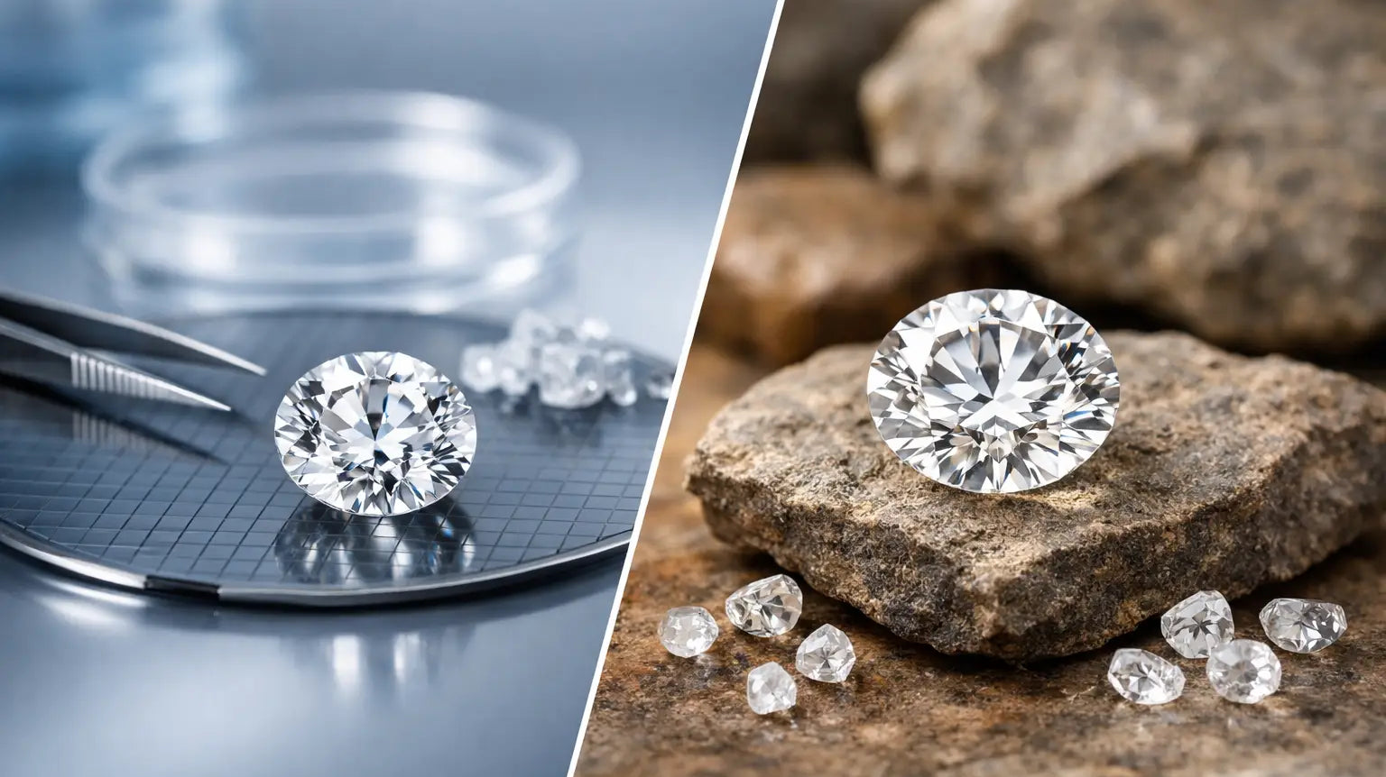 Lab grown vs natural diamonds: cosa cambia?