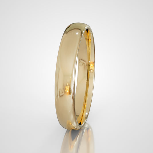 Fede nuziale in Oro giallo - Modello SIENA 35 SLIM (3,50mm) con interno comfort