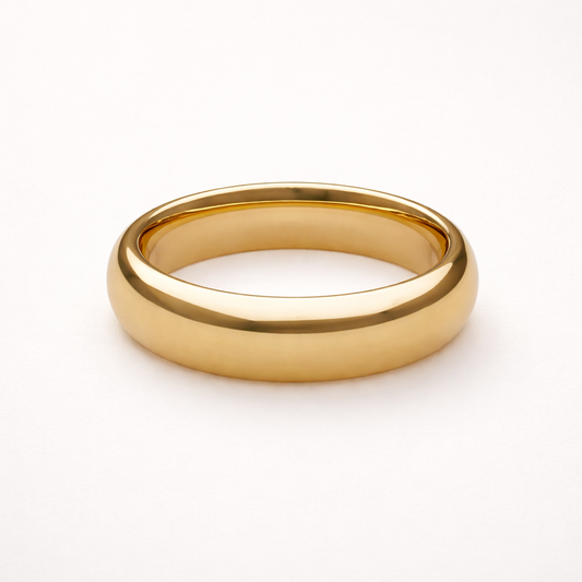 Siena Prestige Wedding Ring in Yellow Gold - Comfort Fit