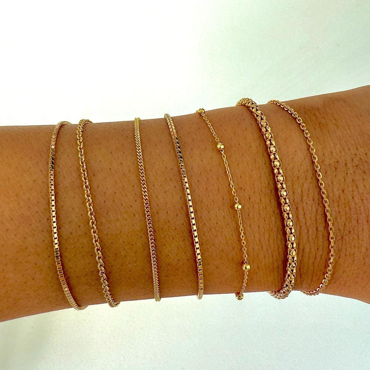 Bracciale "Aeternus" saldato al polso in Oro Vermeil