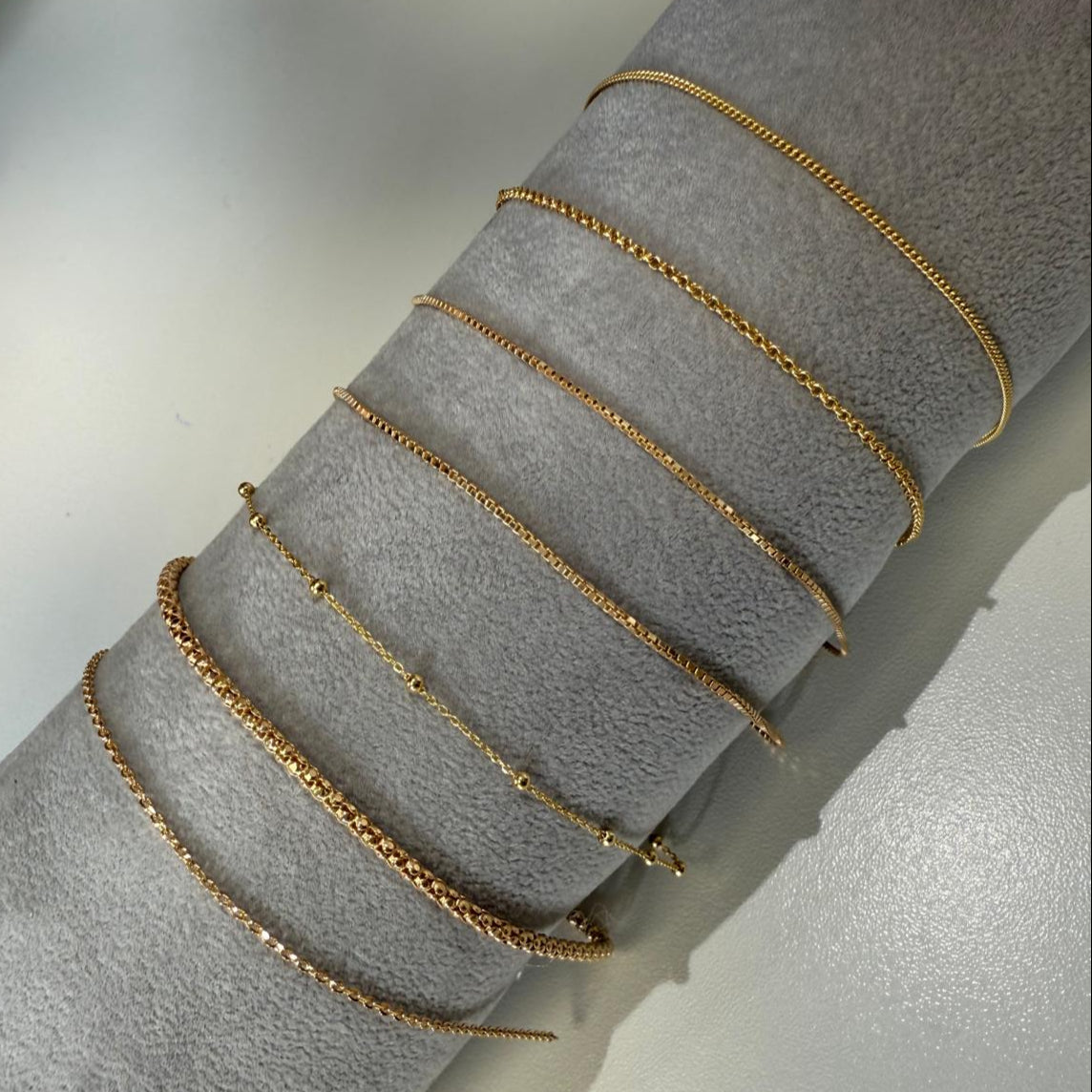 Bracciale "Aeternus" saldato al polso in Oro Vermeil