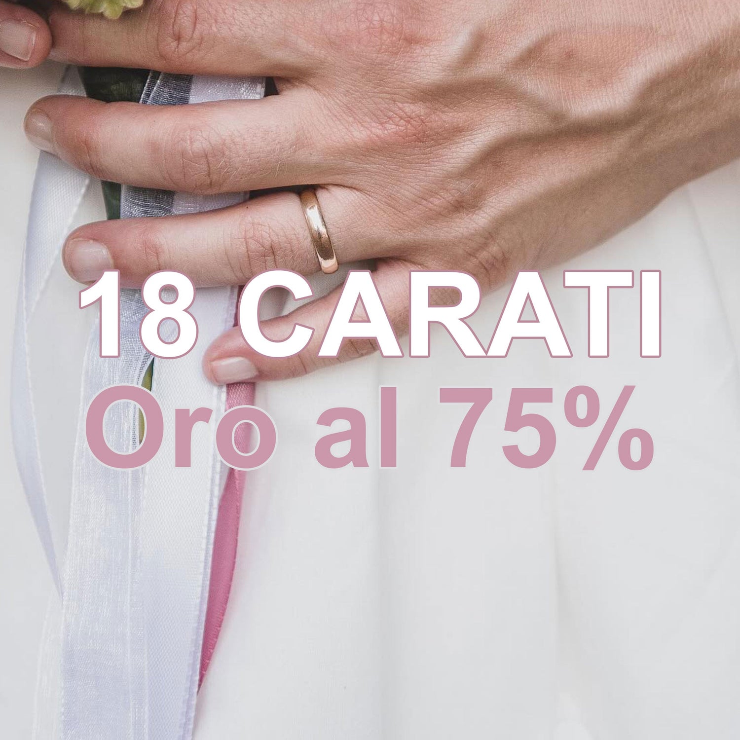 Fedi nuziali in oro 18 carati