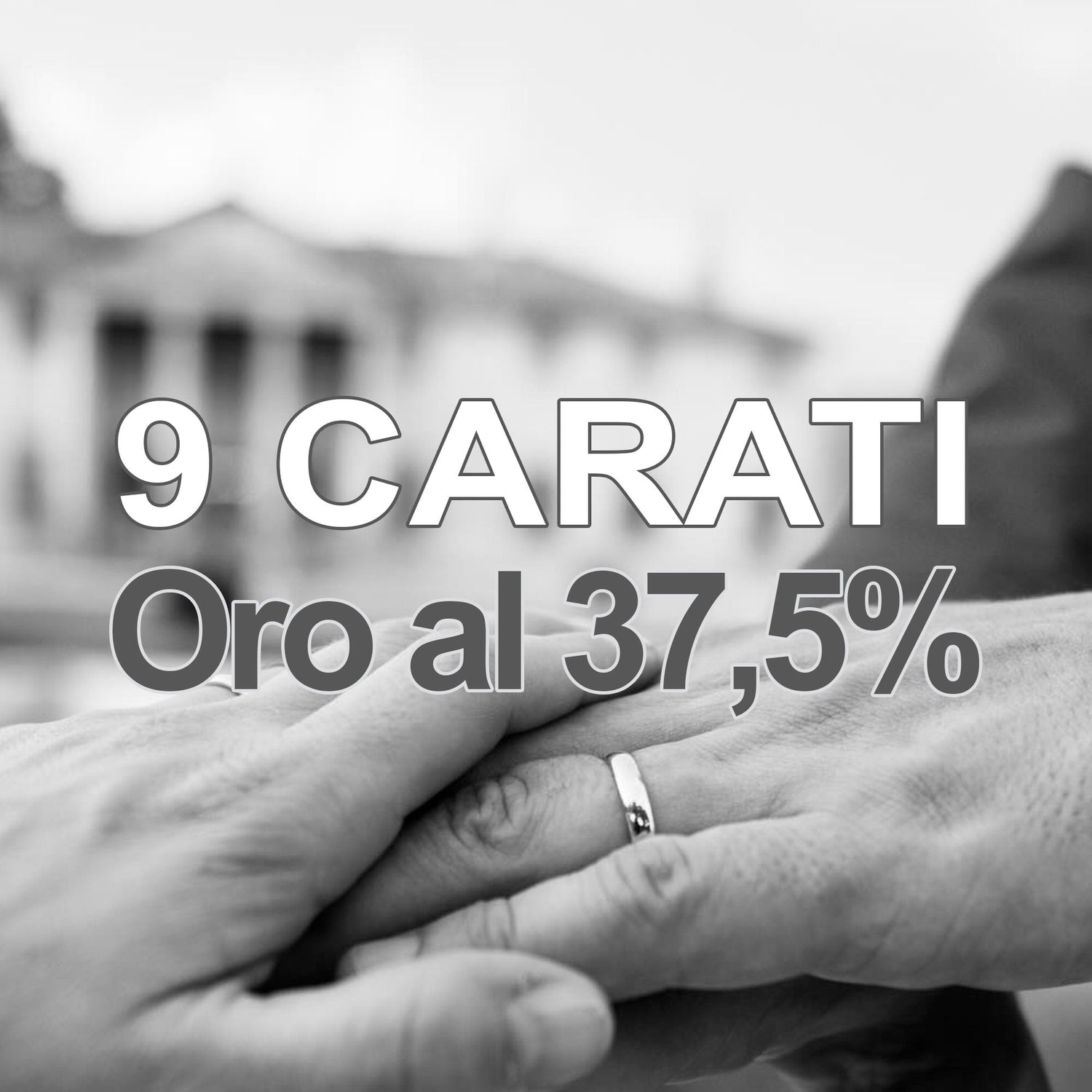 Fedi nuziali in oro 9 carati