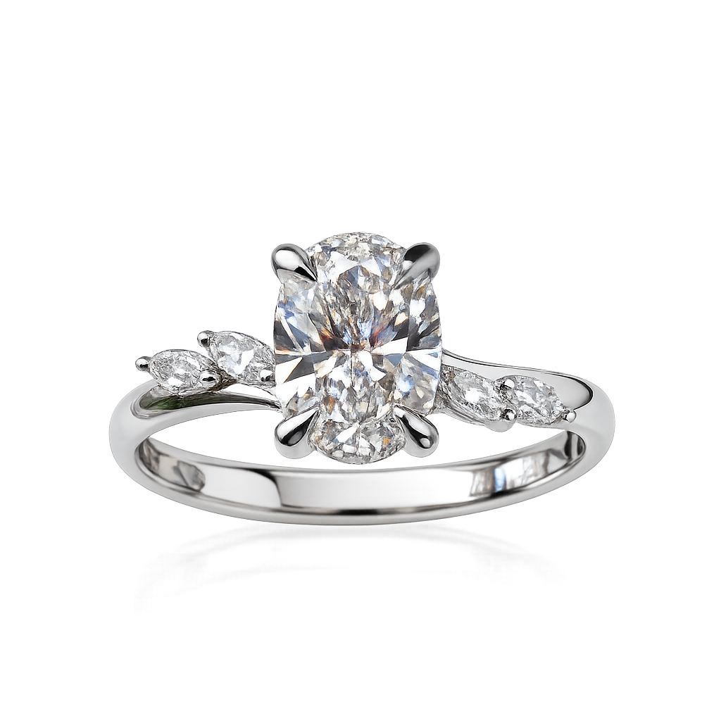 Anello di Fidanzamento - Modello Bailey Crystal