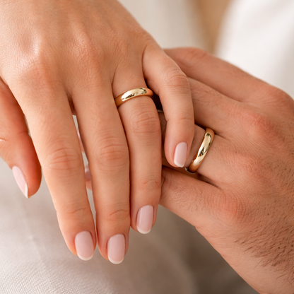 Siena Prestige Wedding Ring in Yellow Gold - Comfort Fit