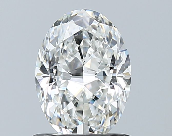Anello Solitario Vintage – Diamante Naturale Ovale 0,91 ct in Oro Giallo 18kt
