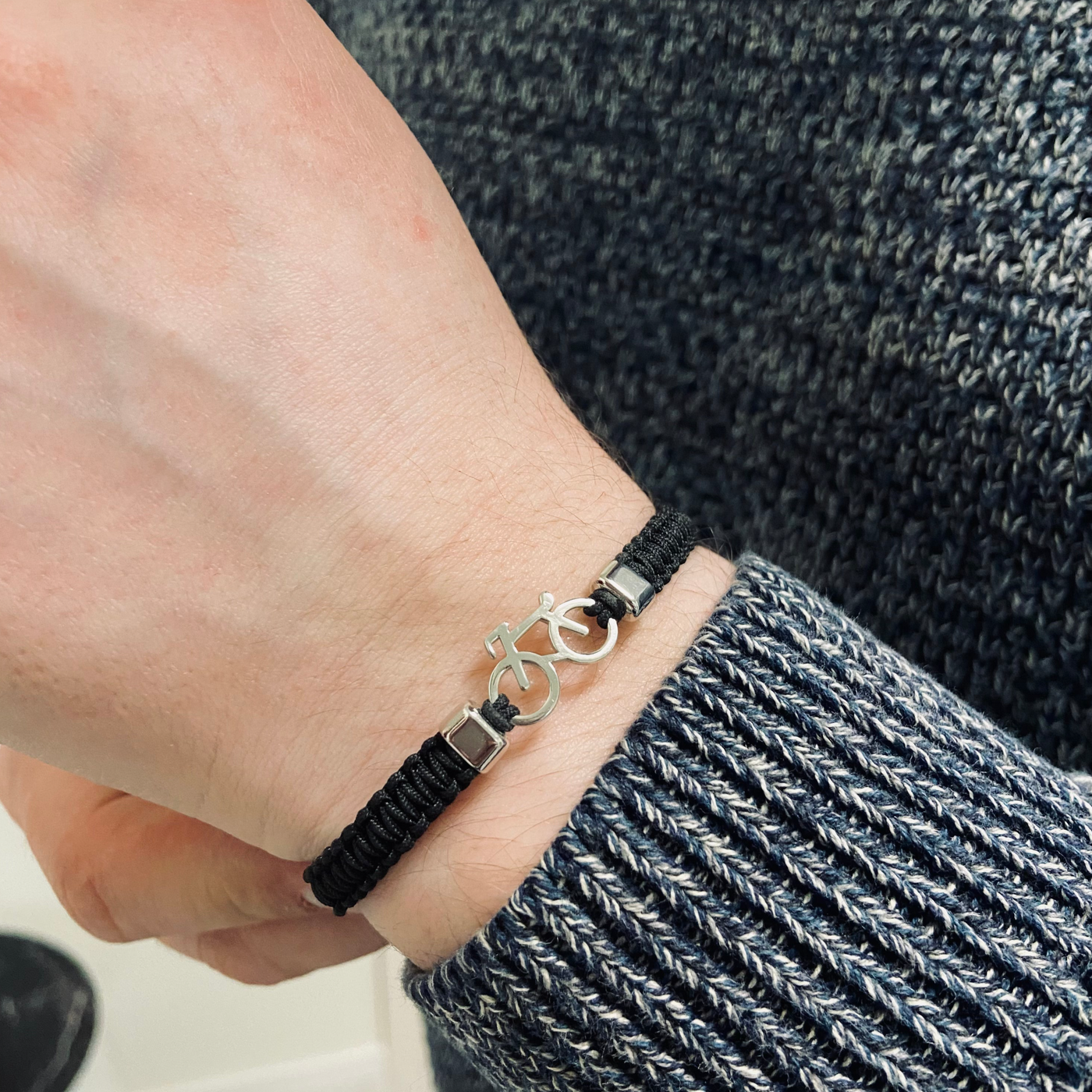 Bicycle Bracelet - 925 Silver