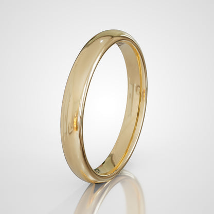 Fede nuziale in Oro giallo - Modello SIENA 30 ORIGINAL (3,00mm) con interno comfort