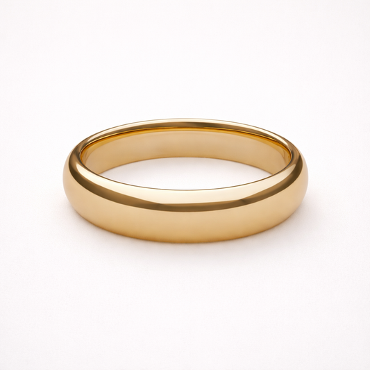 3mm Slim Siena Wedding Ring in Yellow Gold - Comfort Fit
