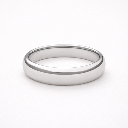 Wedding Ring Siena Slim 3 mm in White Gold - Comfort Fit