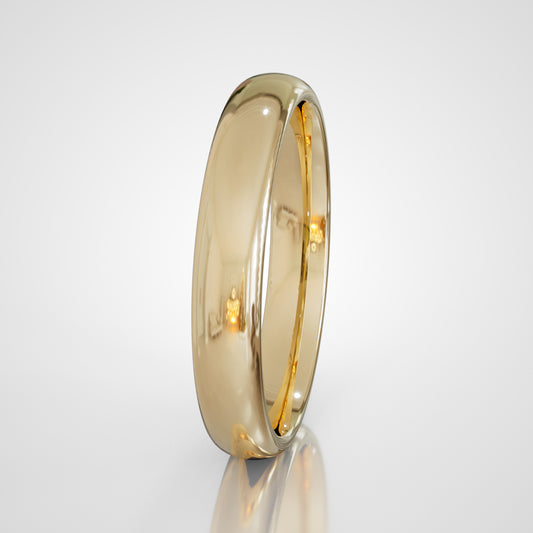 Fede nuziale in Oro giallo - Modello SIENA 35 ORIGINAL (3,50mm) con interno comfort