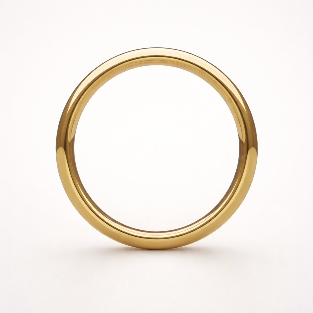 Siena Prestige Wedding Ring in Yellow Gold - Comfort Fit