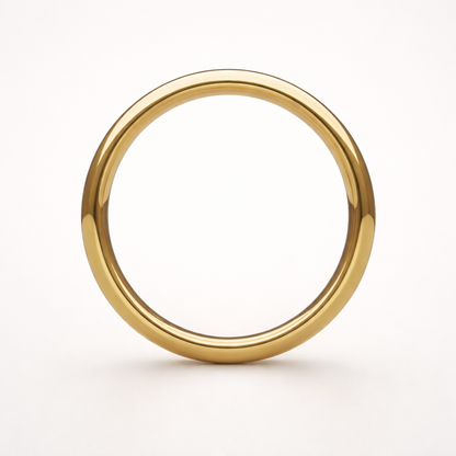 Siena Prestige Wedding Ring in Yellow Gold - Comfort Fit