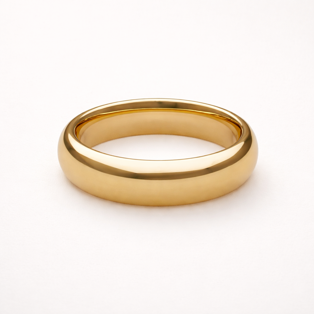 Siena Prestige Wedding Ring in Yellow Gold - Comfort Fit