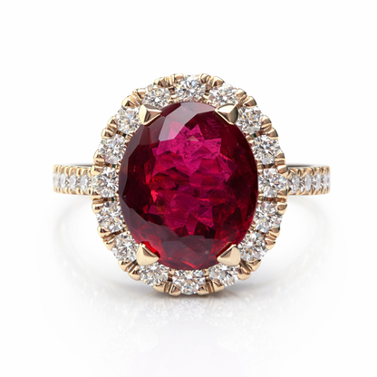 Anello numero 1 - Edizione Limitata - Oro 18 carati con Rubellite e Diamanti