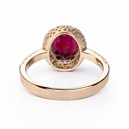 Anello numero 1 - Edizione Limitata - Oro 18 carati con Rubellite e Diamanti
