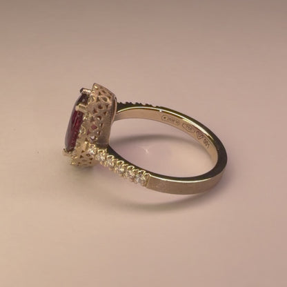 Anello numero 1 - Edizione Limitata - Oro 18 carati con Rubellite e Diamanti