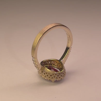 Anello numero 1 - Edizione Limitata - Oro 18 carati con Rubellite e Diamanti