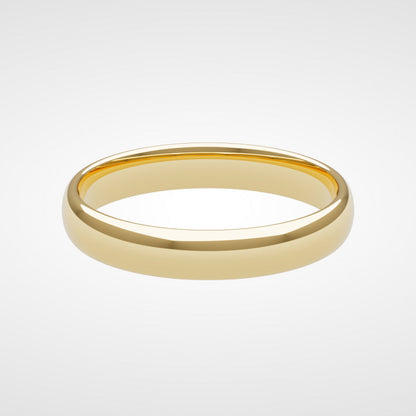 Fede nuziale in Oro giallo 18 carati - Modello Siena Slim con interno comfort