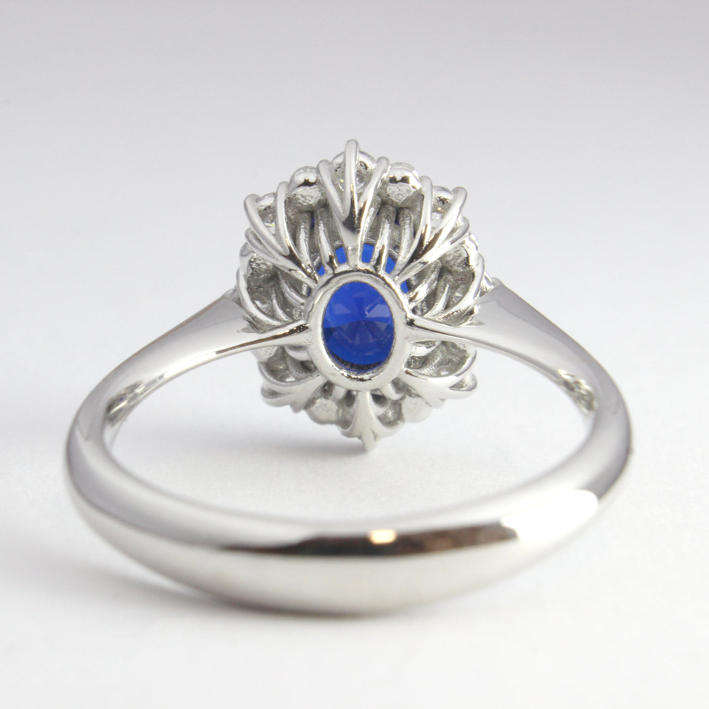 Anello Regina Zaffiro Blu - Argento 925 con Zirconi
