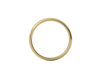 Fede nuziale in Oro giallo 18 carati - Modello Siena Original con interno comfort